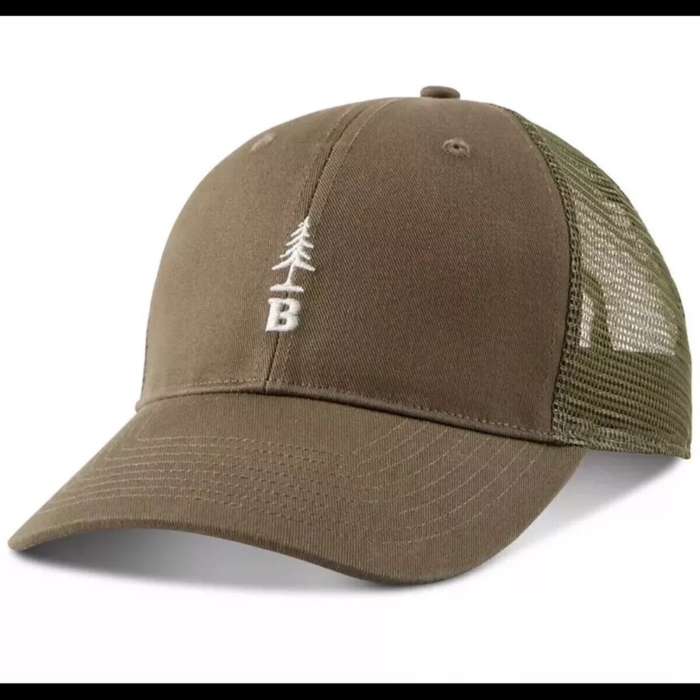 😍Bass Outdoor Adjustable Cotton Twill Bass Mens B Tree Hat - Olive Green-O/S